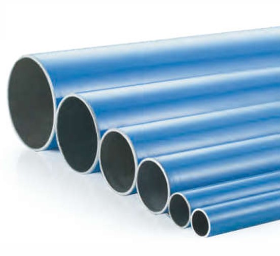 airpipe-blaues-aluminiumrohr