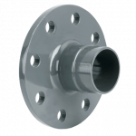 Rundflansch reduziert (aluminium) für Rohre AirPippe (von DN65, ROHR DN80 bis DN250 ROHR DN200, PN10 (12 HOLLEN))