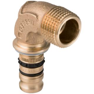 Mepla Übergangsbogen mit Außengewinde ( AG ) 90 Grad