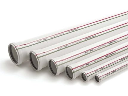 RAUPIANO PLUS Rohr DN 40-160 m. einseitiger Muffe