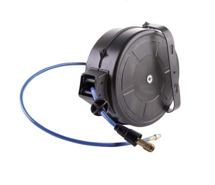 Druckluftschlauchtrommel, Automatik, Länge: 18 m, Ø Schlauch: 10/15 mm