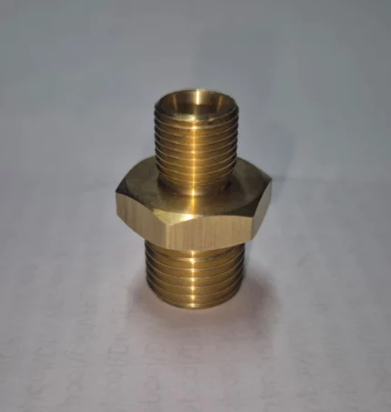 Doppelnippel 1/8 AG auf 1/4 AG zoll zyl.