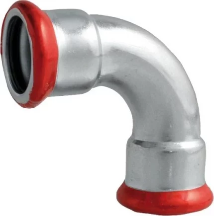 C-Stahl Pressfitting M Kontur 28 mm, Bogen 90 i/i